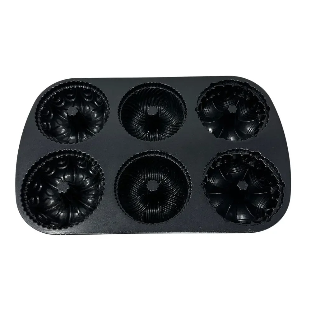 Nordic Ware 6 Cup Mini Bundtlette Baking Pan Assorted Design Variations